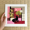 Panther in Kyoto 26.3x26.3cm