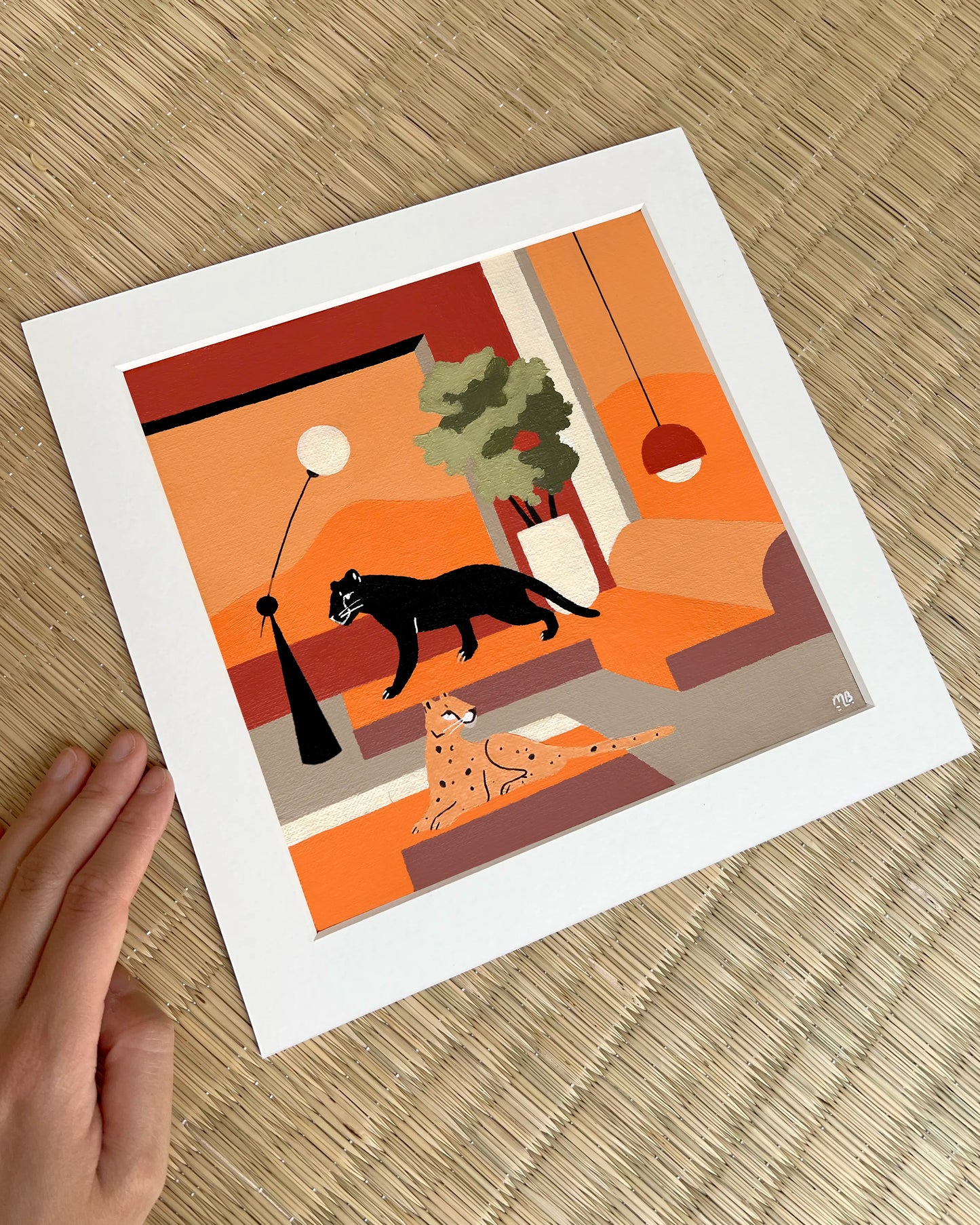 Two Ways of Waiting 26.3x26.3cm