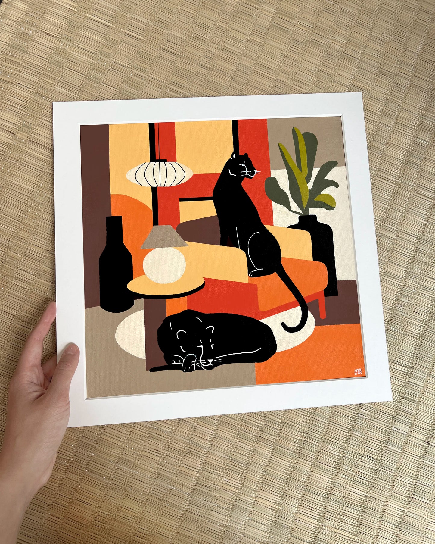 TwinSouls 36.3x36.3cm