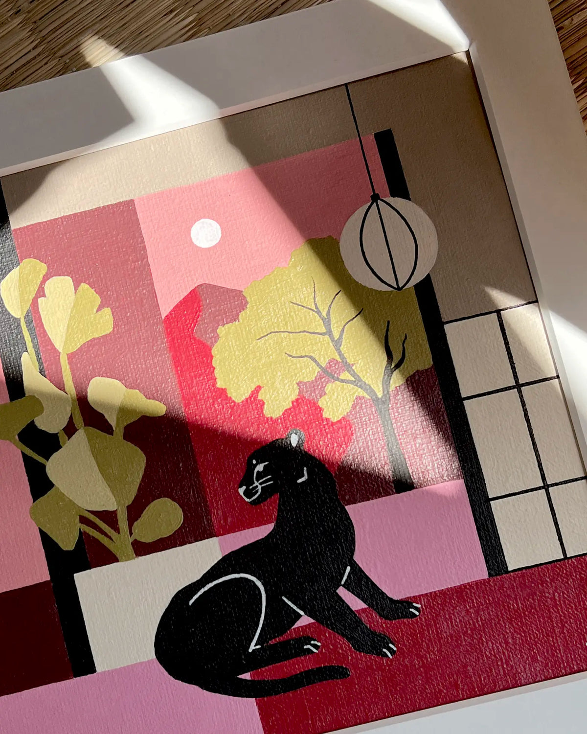 Panther in Kyoto 26.3x26.3cm