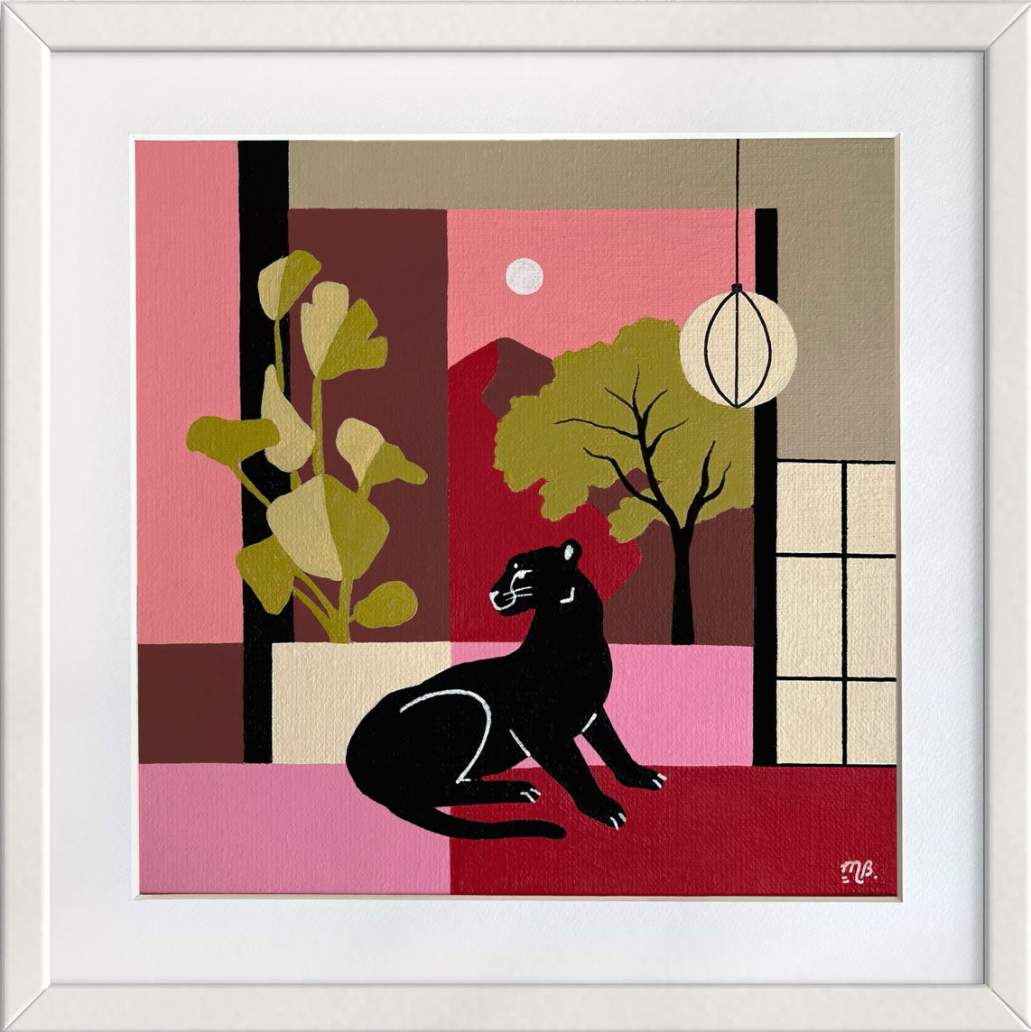 Panther in Kyoto 26.3x26.3cm