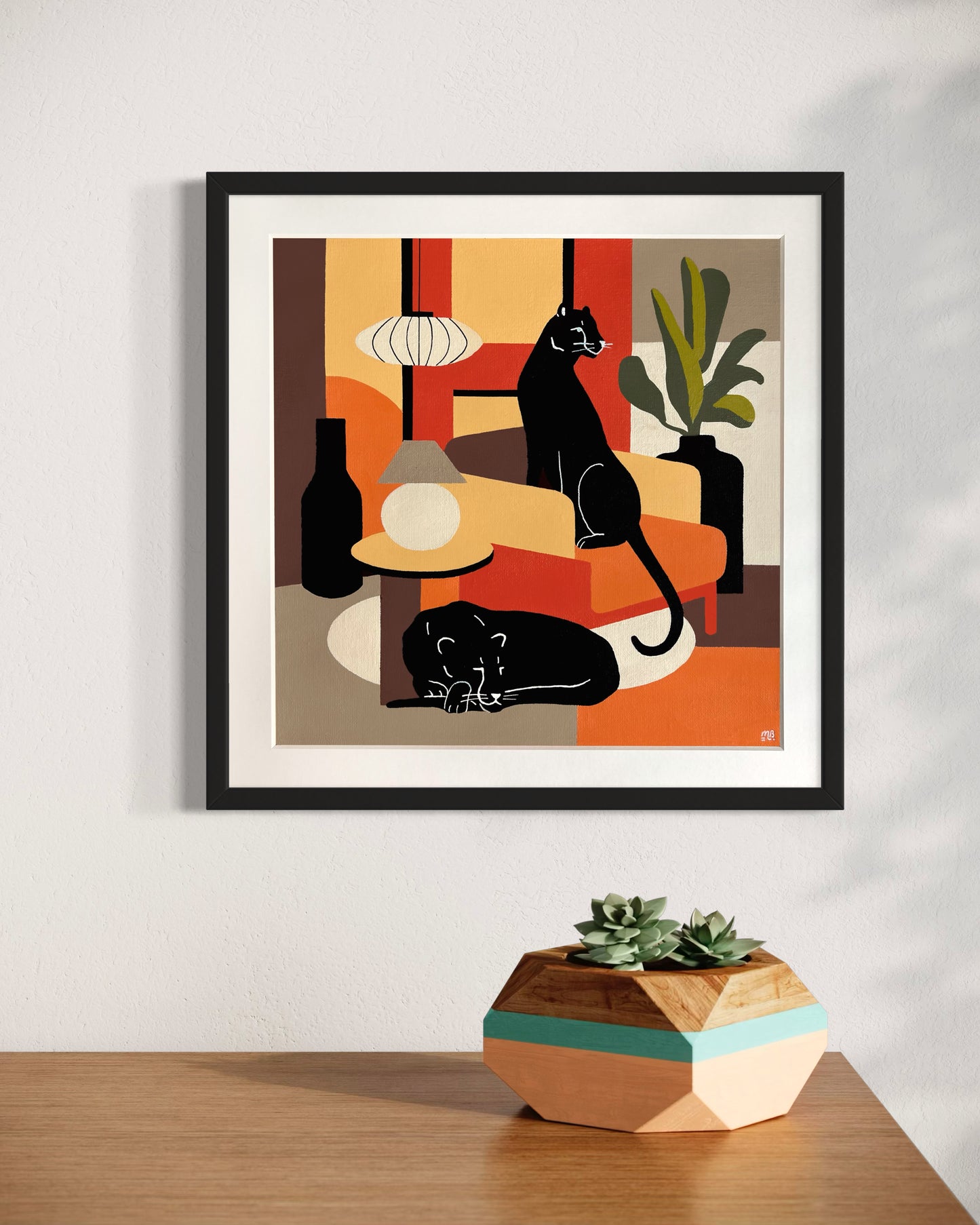 TwinSouls 36.3x36.3cm