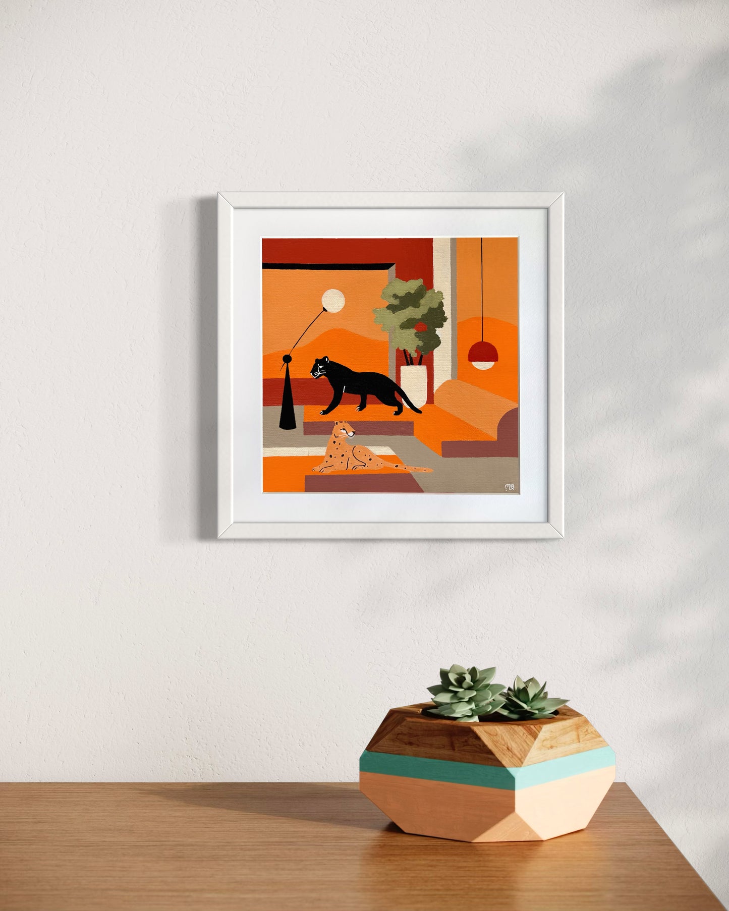 Two Ways of Waiting 26.3x26.3cm