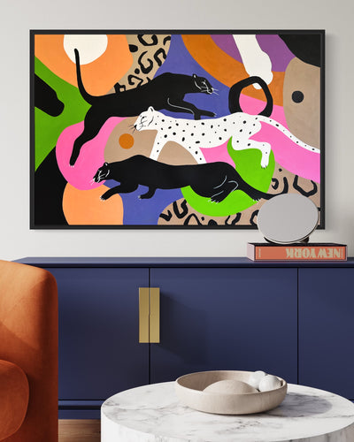 Mariah Birsak - "Encounters 5.0" Panthers Painting, 2022 - Mariah Birsak